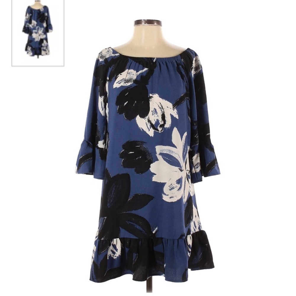 Bobeau floral mini dress